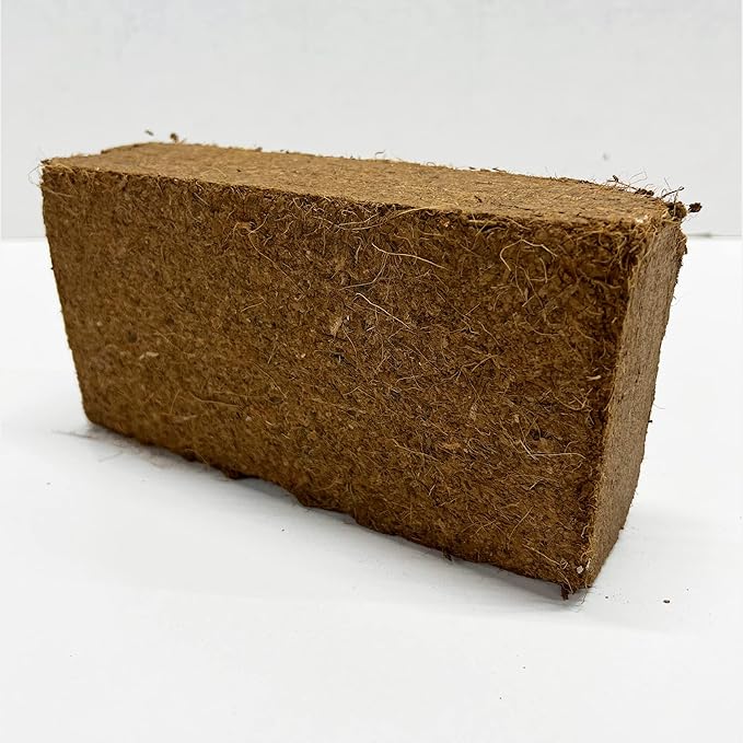 Best Coco Peat - Premium Coconut Coir Pith 5 Brick Pack 650gm/1.4 Lbs | 100% Organic | Expands Approx 2.3 Gallon | Lowest EC and Ph Balance