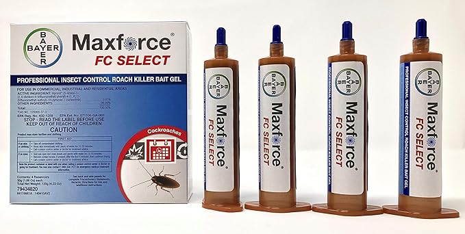 Bayer - Maxforce FC Select Roach Gel Pack of 4 Tubes x 30g