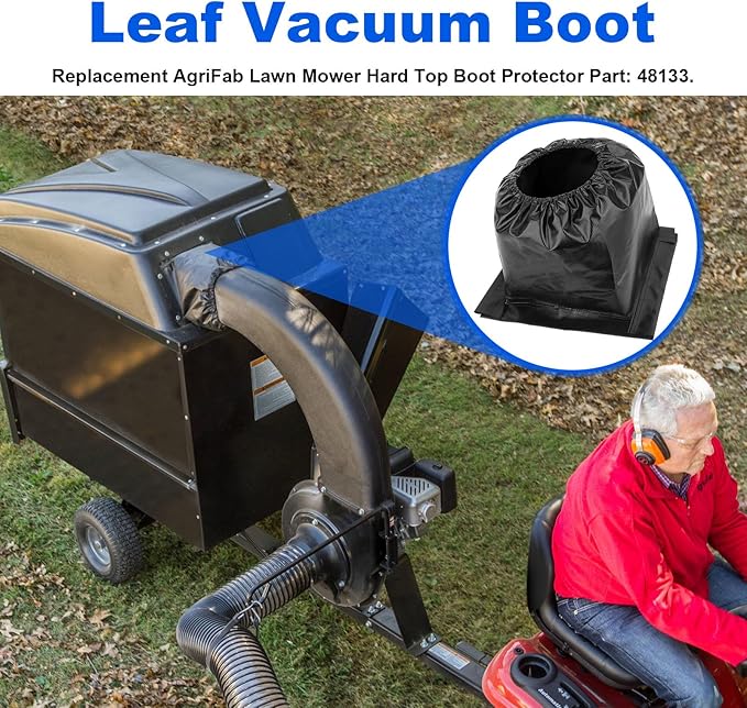 Leaf Vac Parts 48133 Boot Agri Fab Lawn Vacuum Parts FOR Agri Fab Lawn Mower Hardtop Vacuum Boot Agri Fab Lawn Sweeper Parts