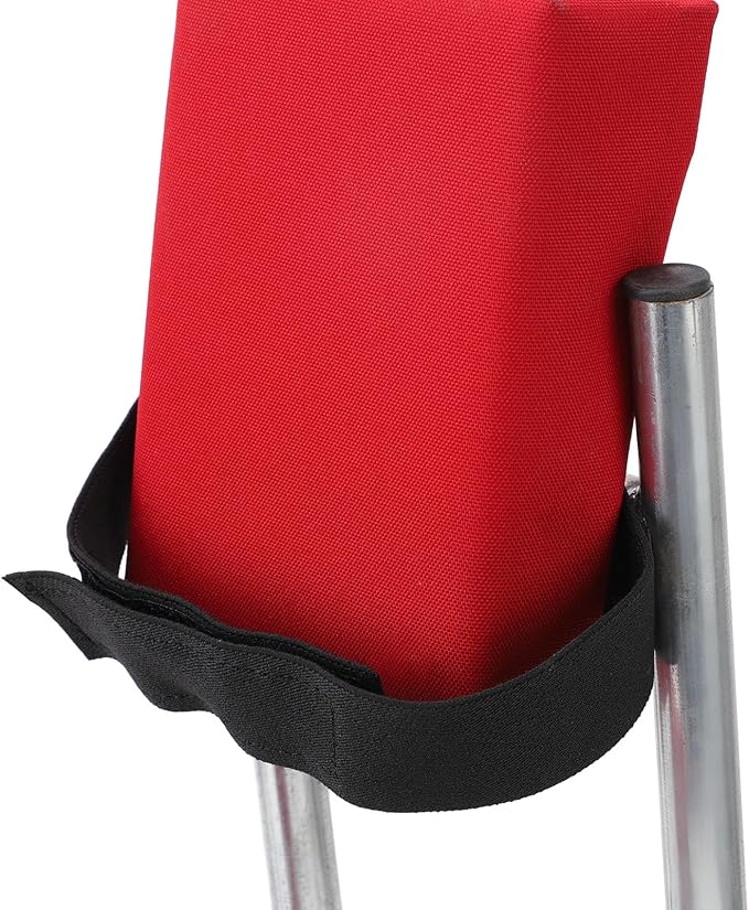 Gardening Knee Seat Labor Saving High Load Bearing Portable with EVA Pad for Repair Work Fishing - Steel EVA Material for Gardeners (Red)