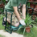 Garden Kneeling Stool Foldable Work Bench with Comfy Foam Pad Portable Chair for Gardening and Home Use Versatile Garden Seat and Kneeler
