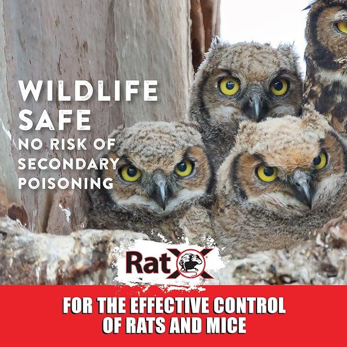 EcoClear Products 620102 RatX All-Natural Non-Toxic Humane Rat and Mouse Killer Pellets 3 lb. Bag