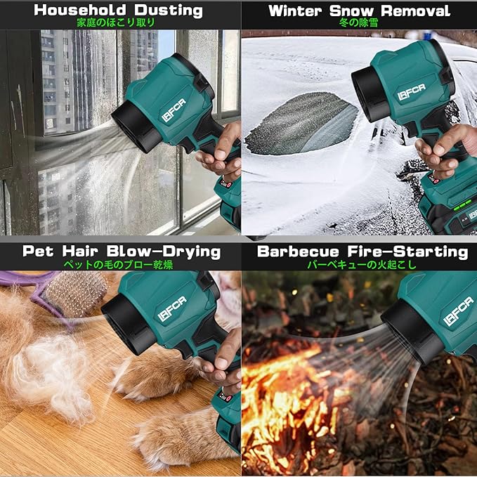 2 Functions: Airflow+Vacuuming Cordless Leaf Blower with Fast Charger2 Batteries1700 Wind Pressure 450CFM &amp150MPH and 3 Speed Mode Lightweight Electric Blowers for LawnYard Leaves DustSnow