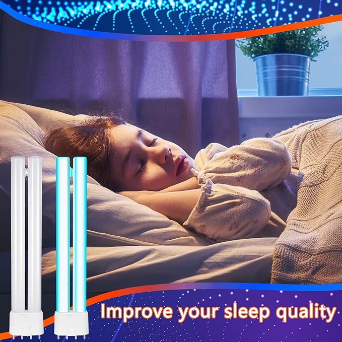 4 Pack 8.6 Inch Bug Zapper Replacement Bulb 18w H Shaped Light Bulb Compatible with 18w Indoor Outdoor Bug Zapper Light Bulbs for Home with 4 Pin Base Mosquito Zappers