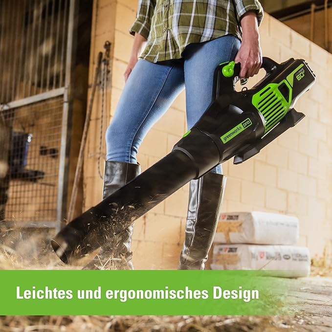 Greenworks Pro Bare Tool 60-Volt Max Lithium Ion 610-CFM GEN2 Brushless Cordless Electric Leaf Blower Battery and Charger Not Included