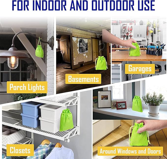 10 Pack Natural Spider Repellent for Indoor Outdoor Use Effective Spider Deterrent with Peppermint and Lemongrass Oil No Spiderweb Spider Free Solution for House Garage Attic Safe to Use