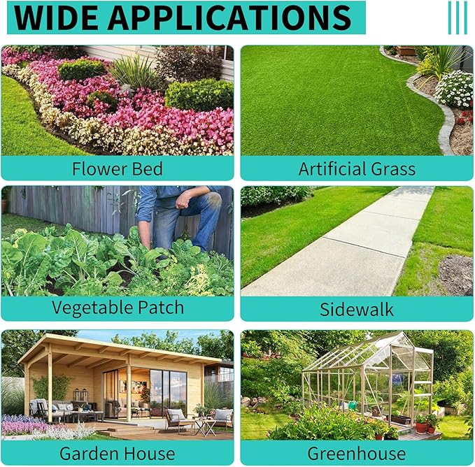 Garvee 3.2OZ 3 x 300 FT Weed Barrier Fabric Heavy Duty Woven Landscape Fabric