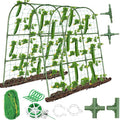 Cucumber Trellis for Raised Bed Garden Arch Trellis for Climbing Plants Outdoor Metal Garden Trellis for Spring Vegetables Cucumber Trellis for Tomato Bean Pea Grape Plant