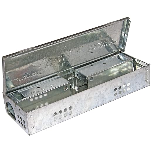 Little Pete Slim Multiple Catch Mouse Trap – Space-Saving Indoor Rodent Trap No Bait or Poison Needed 12 Total Traps
