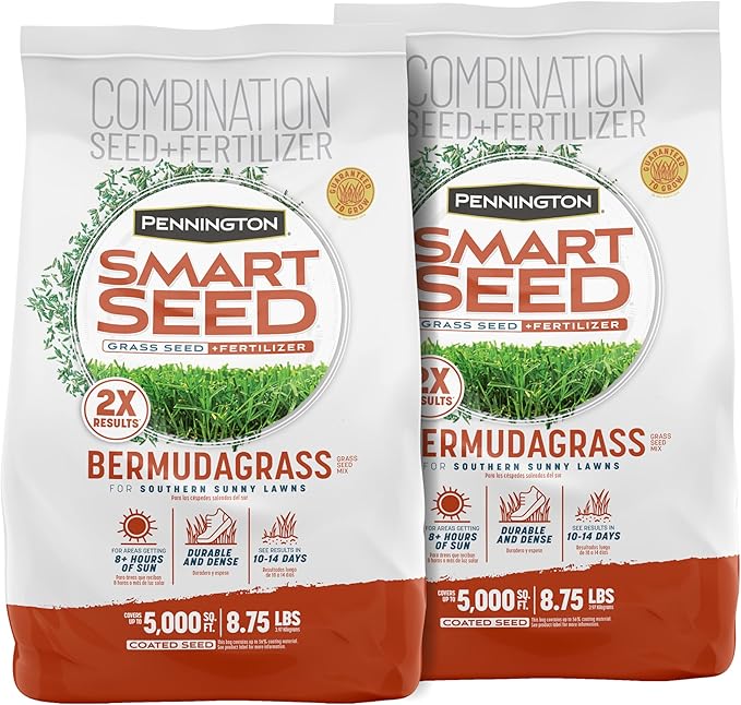 Pennington Smart Seed Bermudagrass Mix with 2x faster results 8.75 LB