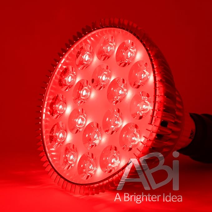 ABI 25W Deep Red 660nm LED Light Bulb Bloom Booster for Flowering Fruting and Grow Spectrum Enhancement