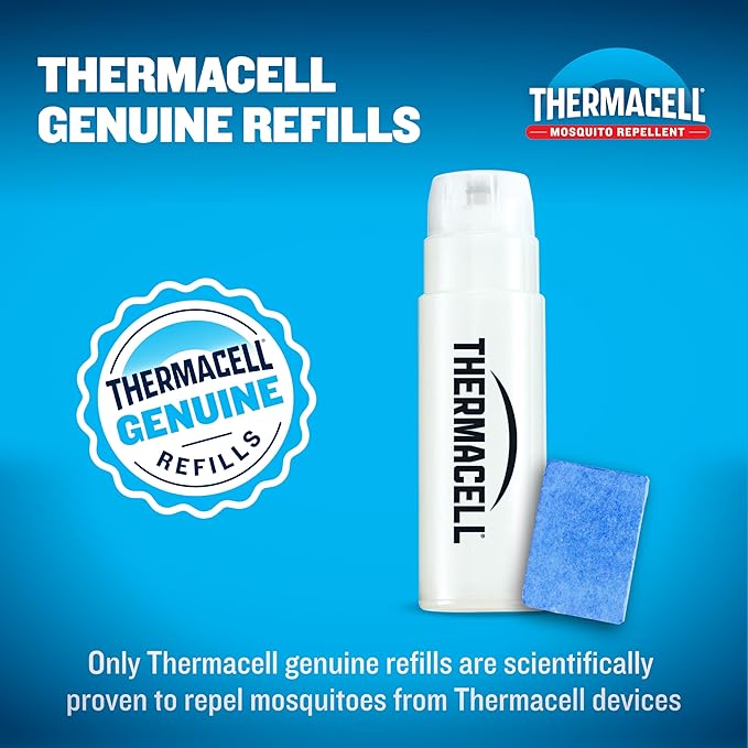 Thermacell Mosquito Repellent Refills Compatible with Any Fuel-Powered Thermacell Repeller Highly Effective Long Lasting No Spray or Mess 15 Foot Zone of Mosquito Protection