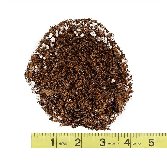 Soil Sunrise Coco Peat Perlite Potting Mix (4 Quarts) Loose Coconut Coir and Perlite