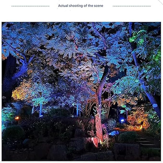 Outdoor LED Spotlight - Landscape Lamp 220V IP65 Waterproof Lawn Projector Floodlight Tree Lighting for Hotel Exterior Wall Contouring Landscaping Projects(A-Neutral Light54W)