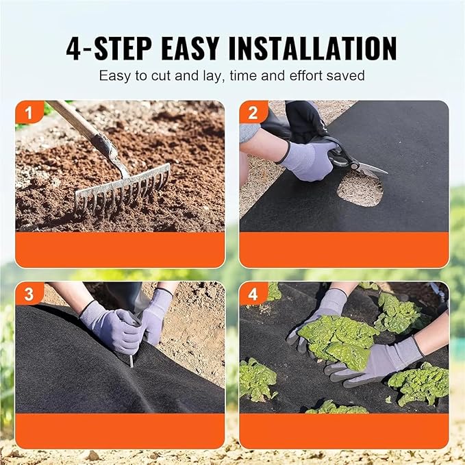 Geotextile Geotextile Landscape 4ft X 100ft Non-Woven for Ground Cover Industrial Weed Barrier