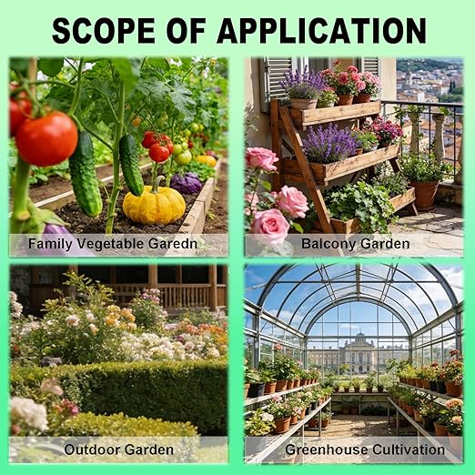 Drip Irrigation System for Garden Automatic Watering System with Adjustable 360° Copper Spray Nozzles DIY Drip Irrigation Kit for Yard Lawn Greenhouse Raised Beds &amp Potted Plants (66FT)