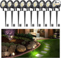 20W Low Voltage Landscape Lights LED Landscape Lighting with Connectors and Spike Stand 12V 24V Outdoor Spotlights Yard Garden Pathway Lights 2000LM Waterproof Warm White Light (9Pack)