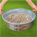 19'' Extra Large Soil Sifter with Handles Compost Sifter for Gardening Dirt SifterRock SifterGarden Sieve for Compost Dirt Rocks Pellet Gravel Sand LeavesGarden Tool 19 x19x4.3 with 1/4 Mesh