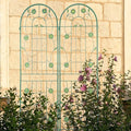 Garden Trellis 4 Pack Metal Garden Trellis Outdoor Trellis 71 x 19.7 Rustproof Trellis for Climbing Plants Outdoor Flower Vines Plant Rose Vegetable Support