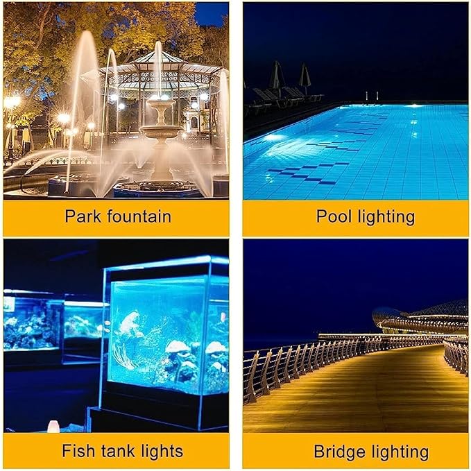 4PCS Outdoor LED Spotlights - 3W Floor Light Spotlight IP65 Waterproof Recessed Floor Lamp RGB LED Spotlights LED Recessed Ground Spotlight with Remote Controlled Spotlights(3W(12V))