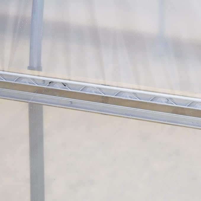 Aluminum &amp Steel Greenhouse Kit | 1 x 6.5' Lock Channel &amp Wire (50 Pack)