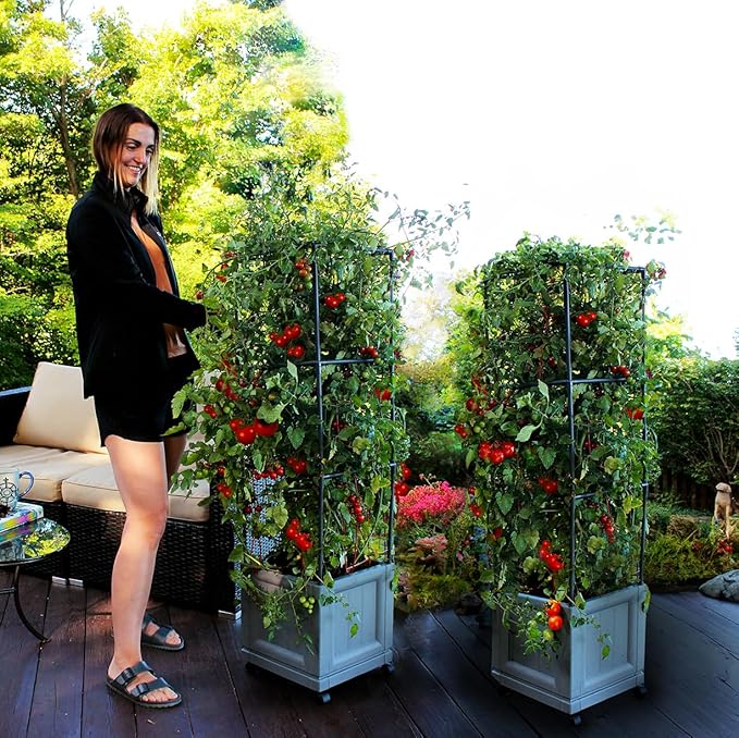 City Picker's Trellis Tower - Slate (Pack of 2)