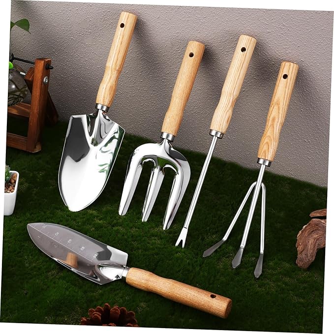 BESPORTBLE Garden Tools Kit for Women Plant Care Tools Stainless Steel Handles Trowel Set Indoor Outdoor Gardening Gifts
