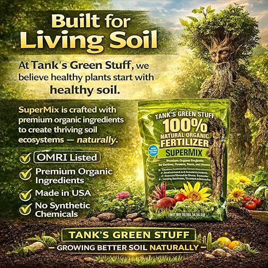Tank's Green Stuff 100% Organic SuperMix Fertilizer 10 lb