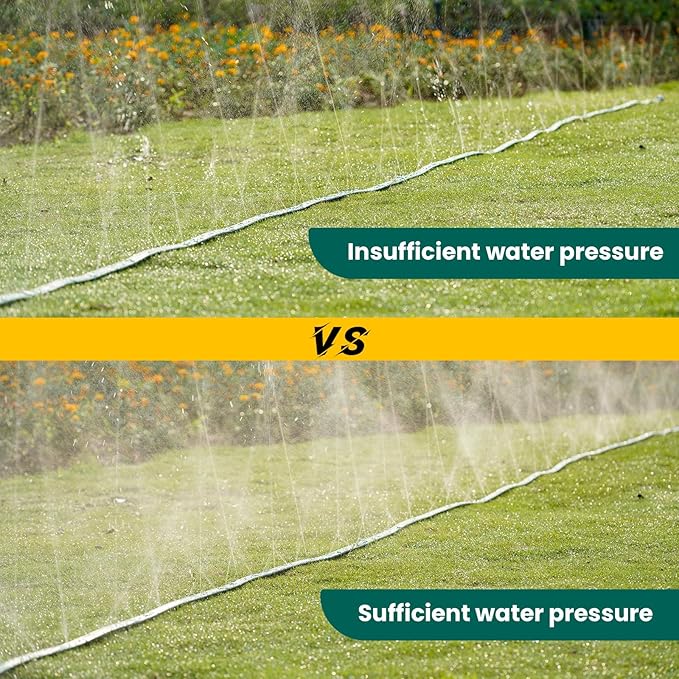 Sprinkler Soaker Hose 75ft for Garden Lawn Watering Pipe with Holes High-Efficiency Water-Saving Garden Irrigation System Drip Hose Sprinkler