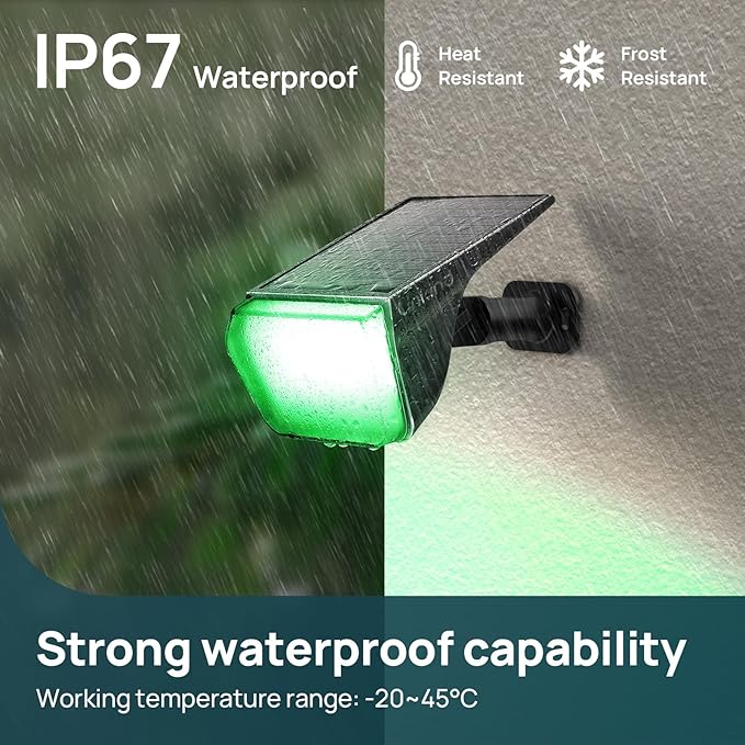 Linkind RGB Halloween Spotlights with Smart Solar Pathway Lights SP6