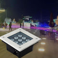 Outdoor Recessed Spotlight - AC85-265V Ground LED Land Scape Light Square IP67 Waterproof Buried Lights LED Spotlight Outdoor Floor Lamp Sidewalk Lighting Landscape(Cool White Light4W)