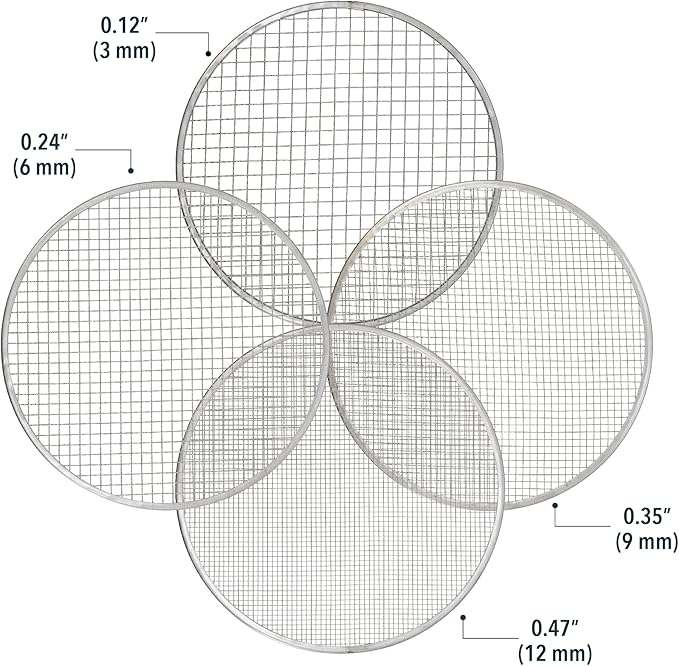 Worm Castings Sifter - 4 Screens