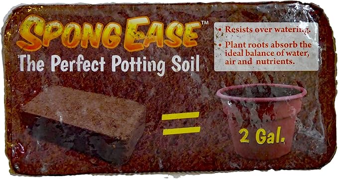 Coco Coir Brick Makes 2 gals Potting Soil for seedlings Rooting Vegetables Berries Roses Orchids House Plants hydroponics Worm Farms Animal Bedding (20 Pack)