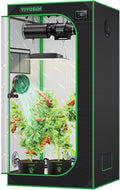 VIVOSUN S276 32x32x63 Grow Tent High Reflective Mylar with Observation Window and Floor Tray for Hydroponics Indoor Plant for VS1500