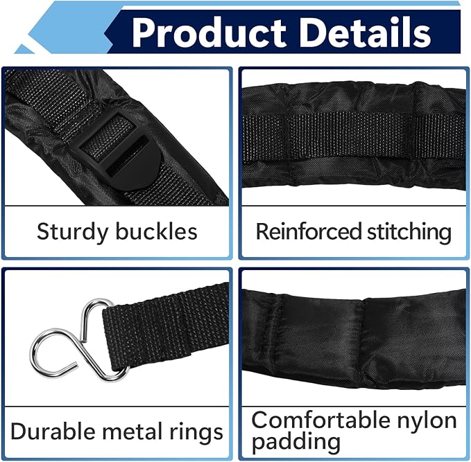 2 Set Backpack Blower Shoulder Straps Compatible with Husqvarna 150BT 150BF 170BT 170BF 350BT 350BF 370BFS 370BTS Straps for Backpack Blower Replace 511802901 511803001