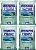Coast of Maine Castine Blend Organic and Natural Raised Bed Mix 1 cu ft (Pack of 4) RTU for Growing Vegetables Herbs and Flowers