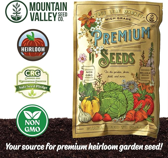 White Dutch Clover Seeds - 5 Lb - Lawn Pasture &amp Cover Crop Seed by Mountain Valley Seeds