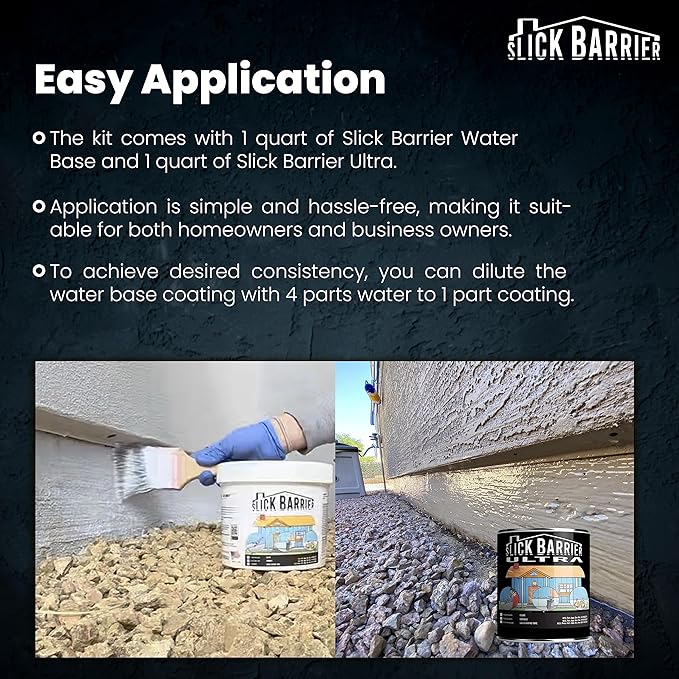 Home Kit - Ultimate Pest Control Solution for Crawling Insects Rodents &amp Squirrels - Water-Based &amp Solvent-Based Coatings - Durable &amp Long-Lasting - Easy Application - Ample Coverage