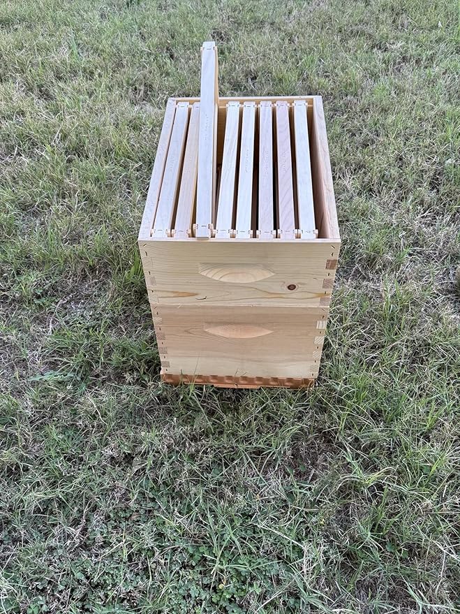 [New] Apimaye 8 Frame Screen Bottom Board with Bottom Tray &amp Pollen Trap