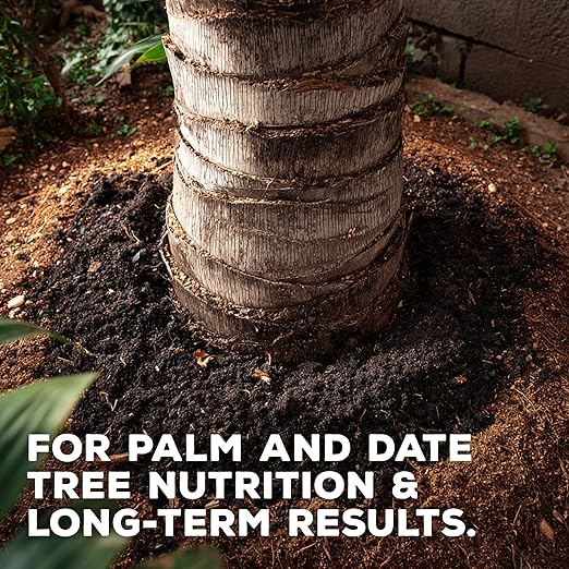 Soil Seed &amp Water Oasis Blend Organic Fertilizer for Palm &amp Date Trees – Soil Amendment for Tropical Landscapes - OMRI Listed Organic Fertilizer