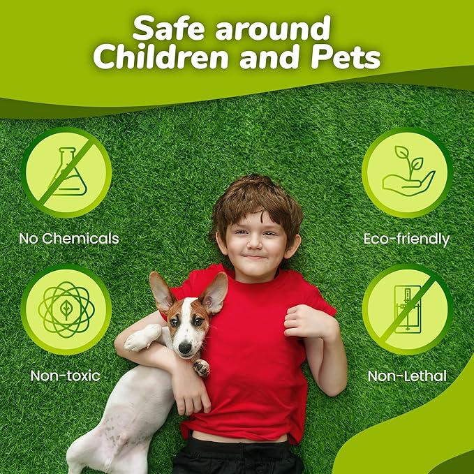 Natural Elements Mole and Vole Repellent | 100% Castor Oil | Pet Safe and Non Toxic (4 Gallons)