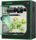 VIVOSUN S3018 30x18x36 Grow Tent High Reflective Mylar with Observation Window and Floor Tray 3D Printer Enclosure with Ventilation