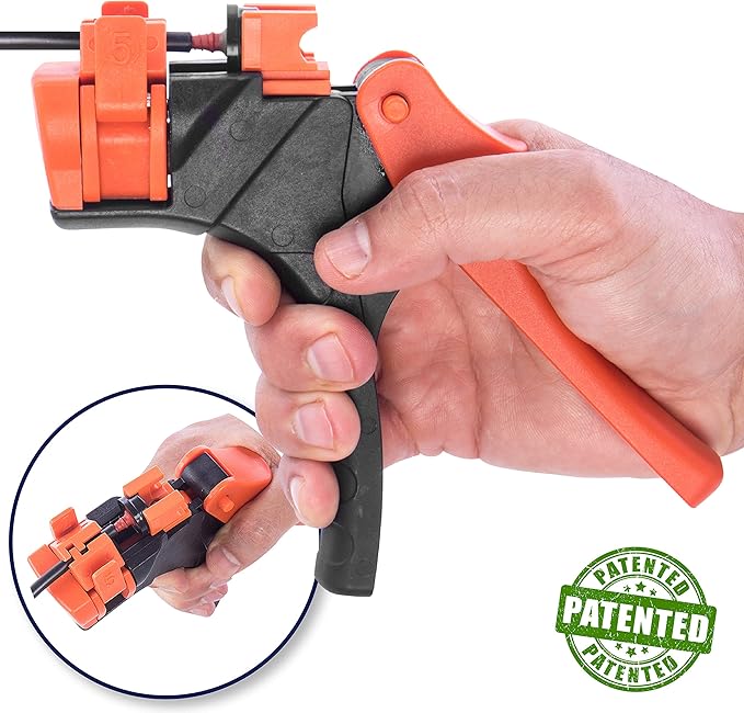 Al-Magor Talli Grip TG Garden Patented Insertion Tool for Dripper - Connector &amp Dripper Gun - Drip Irrigation Tool -Irrigation System for Garden - Drip Irrigation Punch Tool Kit -700011