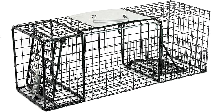 Humane Way 914041 Live Animal Trap Large 24x8x8