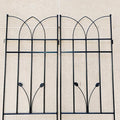 Premium Outdoor Garden Trellis Set for Climbing Plant Support and Vertical Gardening Enhancement with Rust-Resistant Coating