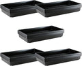 10x20 Inch Black Plastic 50 Pack Plant Propagation Tray – Growing Trays for Garden Planting Seedling Soil &amp Hydroponic Horticulture - Microgreen Trays Grow Plants - No Drain Holes
