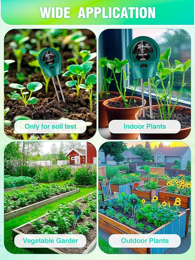 Seed Starter Tray with Grow Lights and Heat Mat 3-in-1 Soil Meter 80-Cell Seed Growing Tray Germination &amp Plant Propagation Station for Indoor Plants 2-Pack
