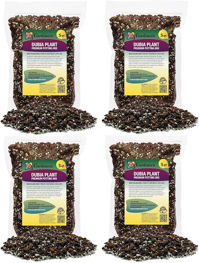 Gardenera Monstera Dubia Soil Blend - Perfect Formulation for Optimal Growth and Development - 20 Quart