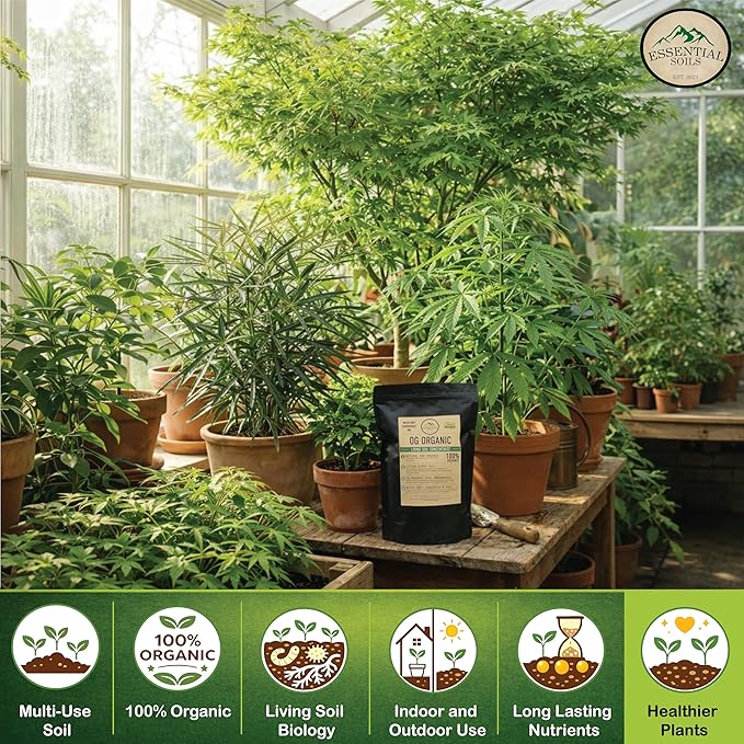 Organic Super Soil Concentrate - Living Soil - Essential Soils OG Organic - 5lbs