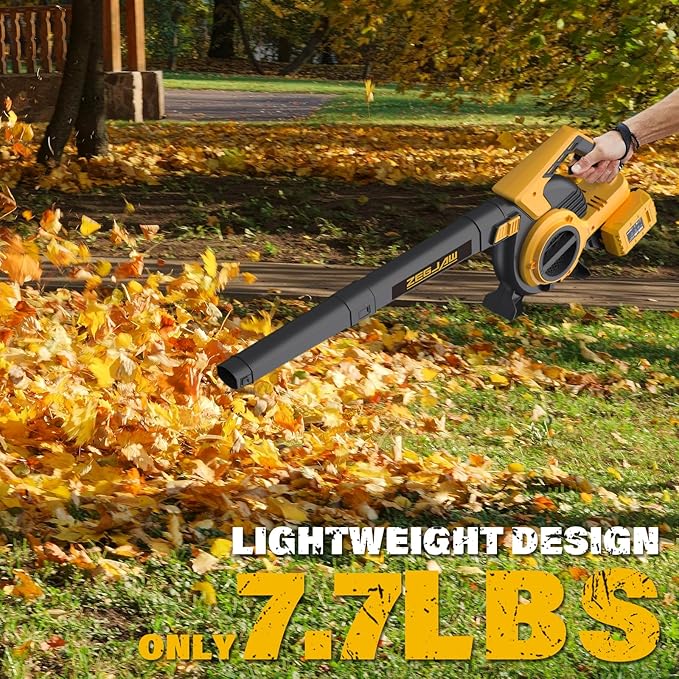3-in-1 Cordless Leaf Blower &amp Vacuum Leaf Vacuum Mulcher with Bag 40V 170MPH 360CFM 5 Speeds Electirc Leaf Blowers for Lawn Care 2x4.0Ah Battery &amp Charger Included